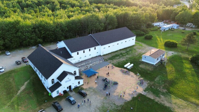 Aerial View of the Church